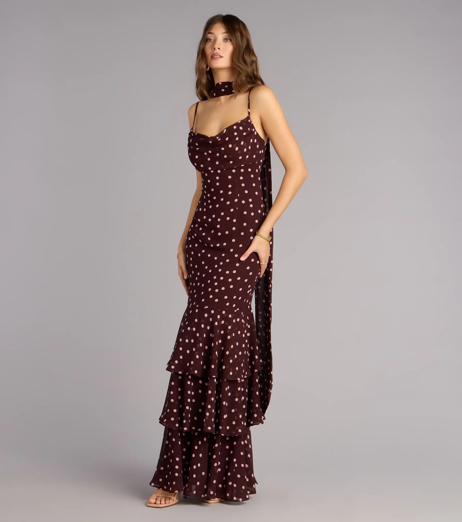 Black Beaded Sweetheart Cutout Back High Slit Mermaid Maxi Prom Dress
