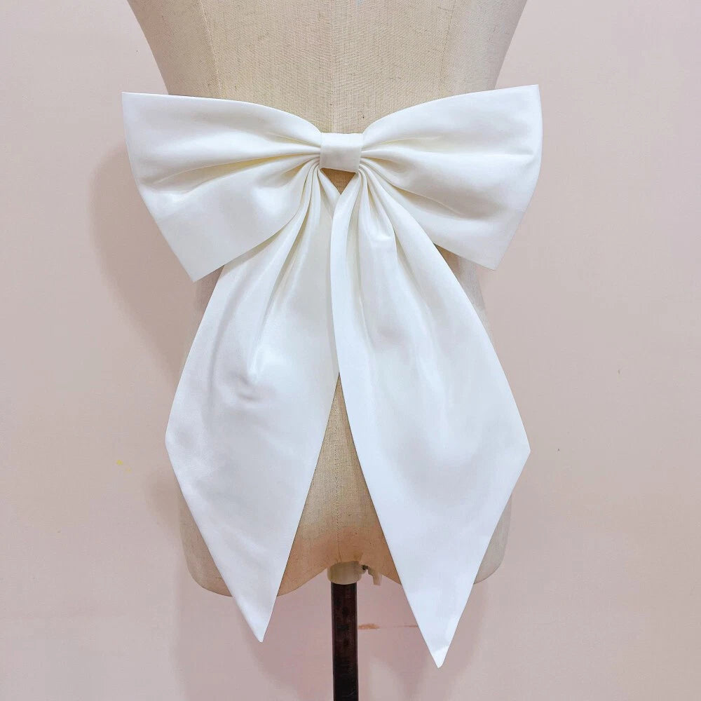 Detachable Bow For Wedding Dresses Bridal Big Bow With Satin Ribbon