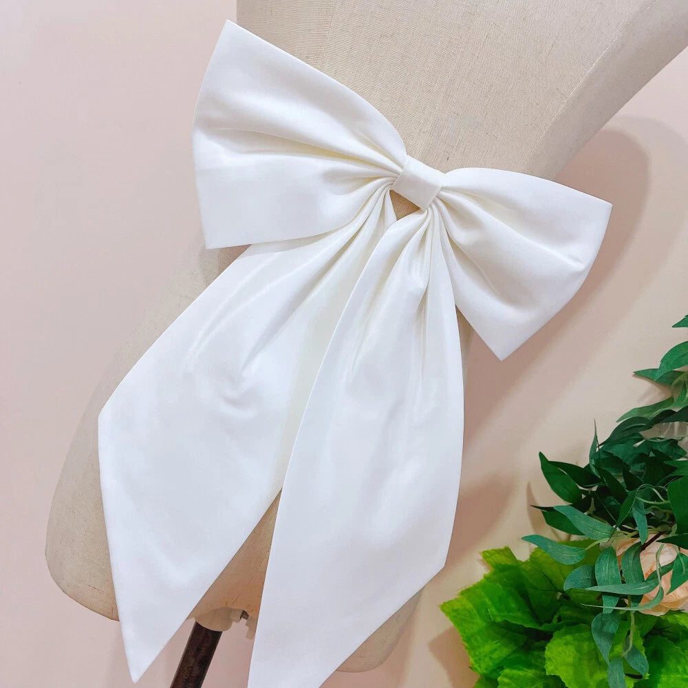 Detachable Bow For Wedding Dresses Bridal Big Bow With Satin Ribbon