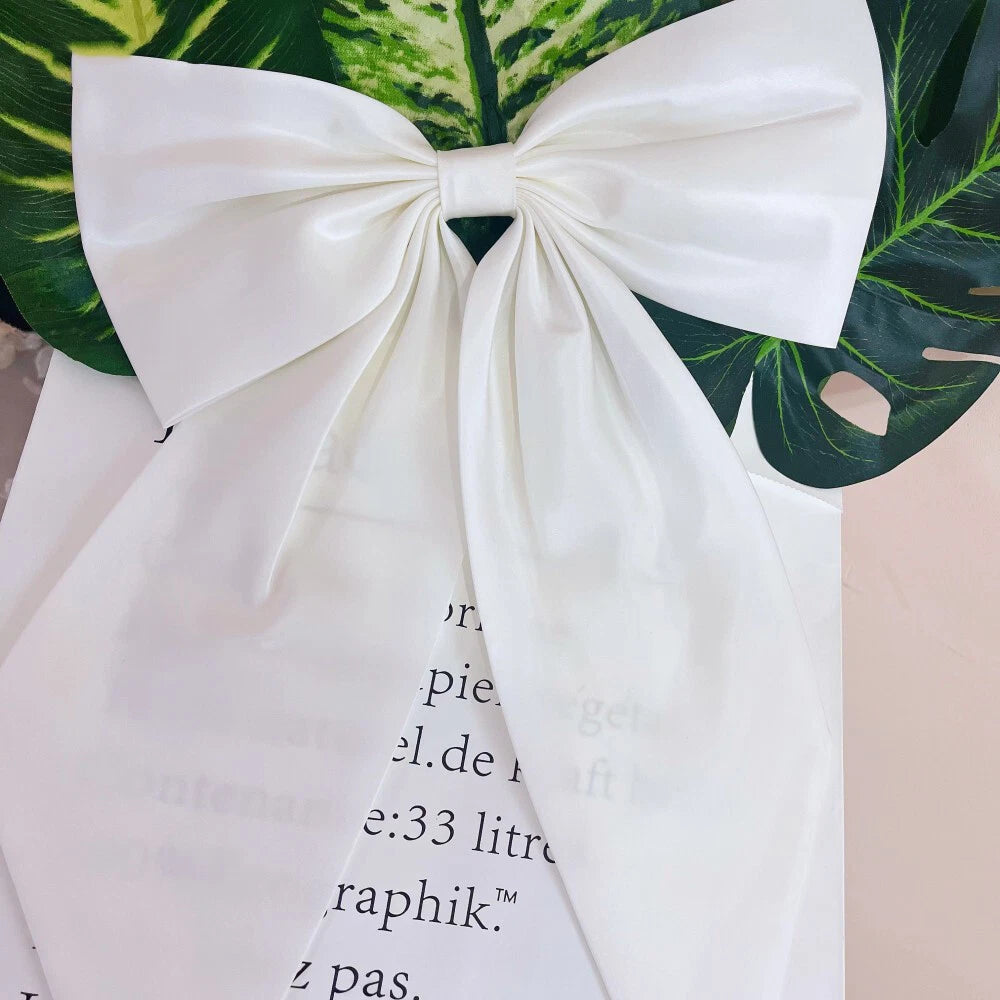 Detachable Bow For Wedding Dresses Bridal Big Bow With Satin Ribbon