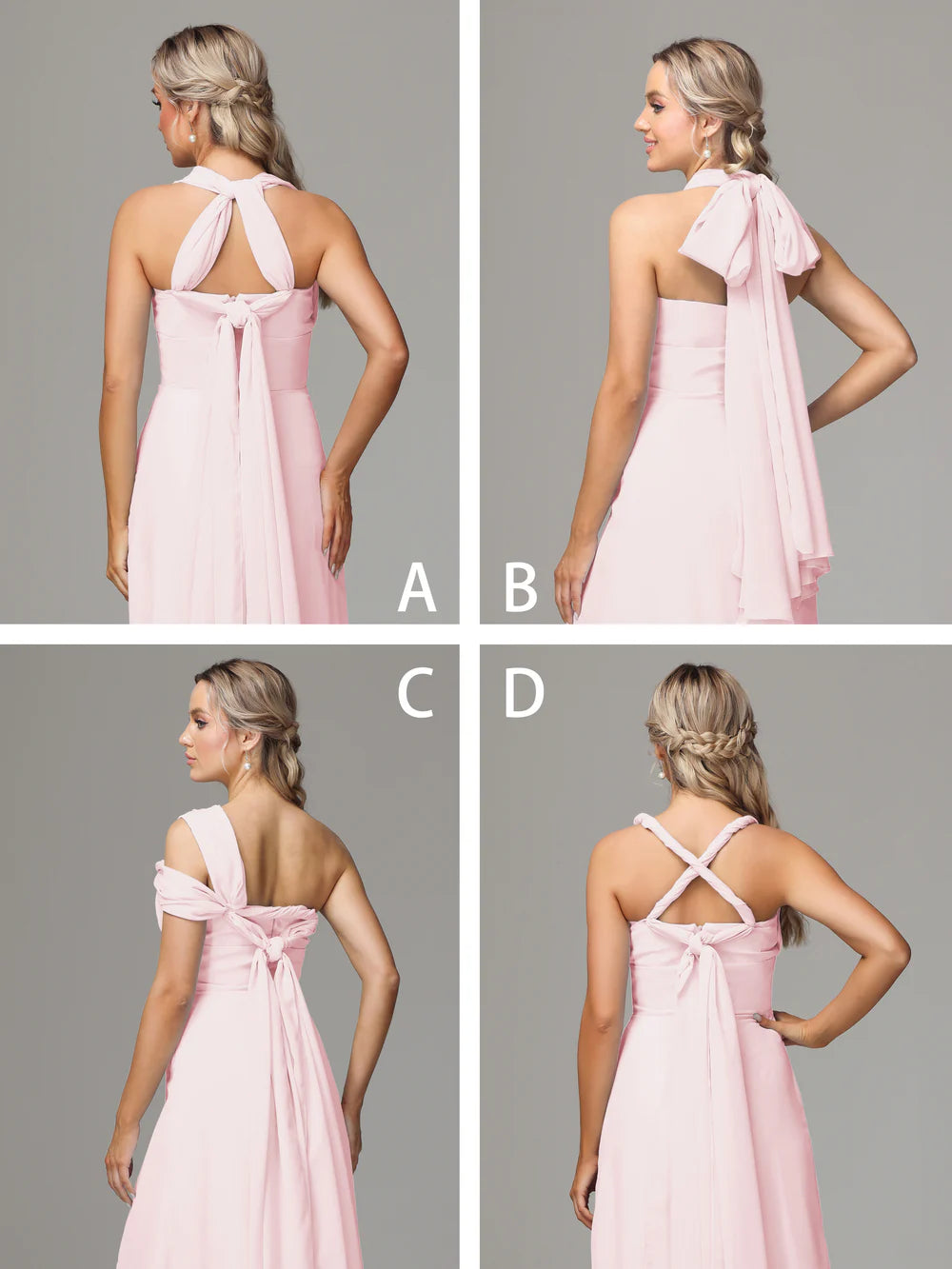 Fashion Mermaid Off The Shoulder Sleeveless Backless Floor-Length Bridesmaid Dress