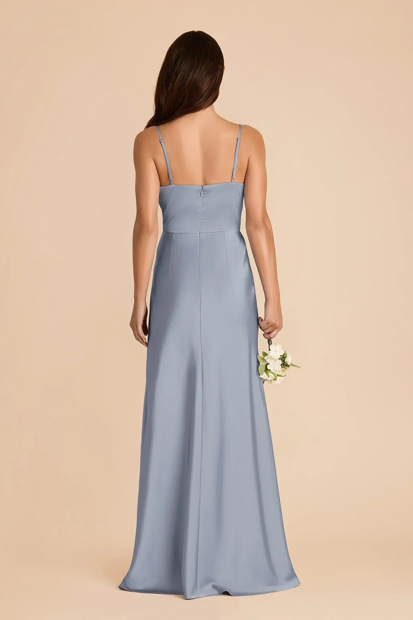 Romantic Mermaid Sweetheart Spaghetti Strap Straight Back Maxi Wedding Bridesmaid Dress