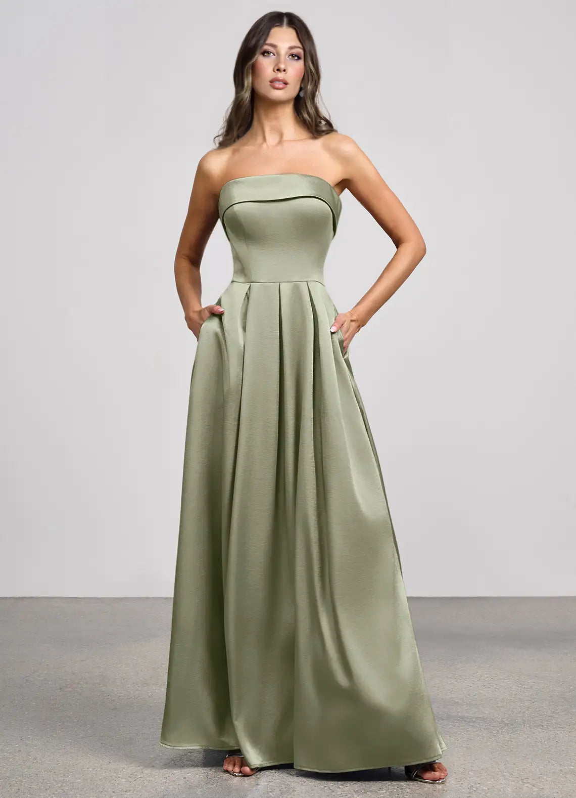 Black Convertible Off Shoulder Spaghetti Strap Slit Mermaid Maxi Wedding Guest Dress（副本）