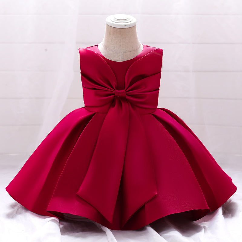 Elegant 1-5st Birthday Dress For Baby Girl Clothing Baptism Bow Princess Dresses Party Dress Girls Costume