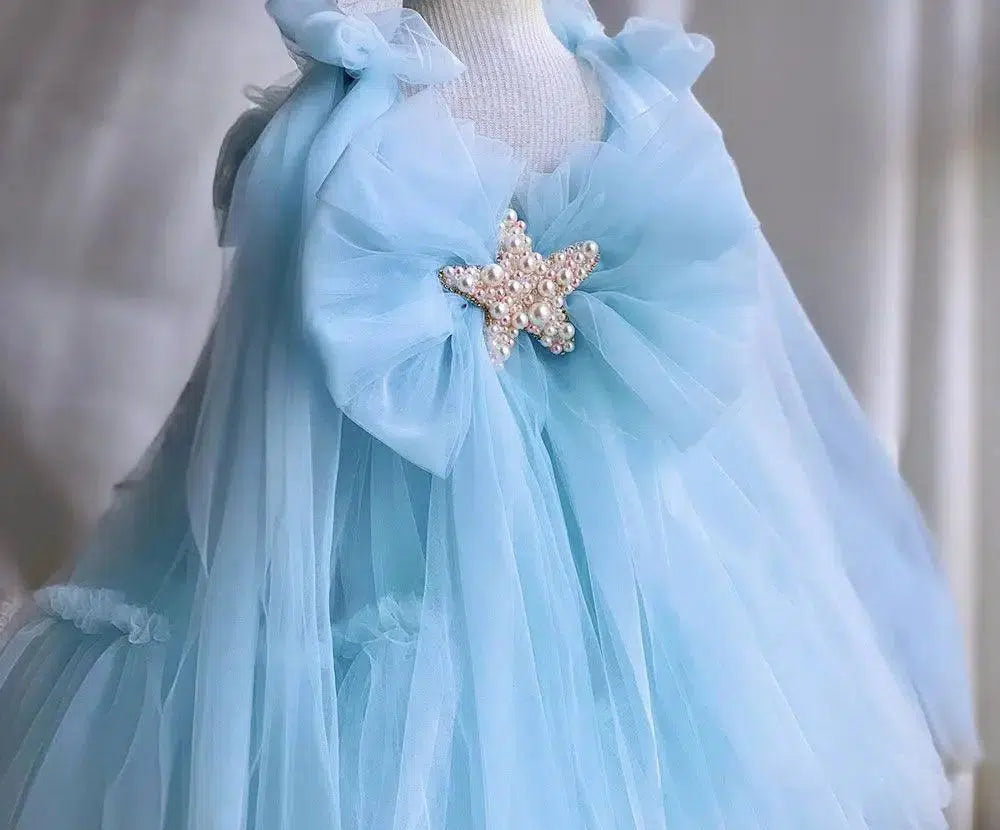 Luxury Baby Flower Girl Dresses Mini Beading Pearls Princess