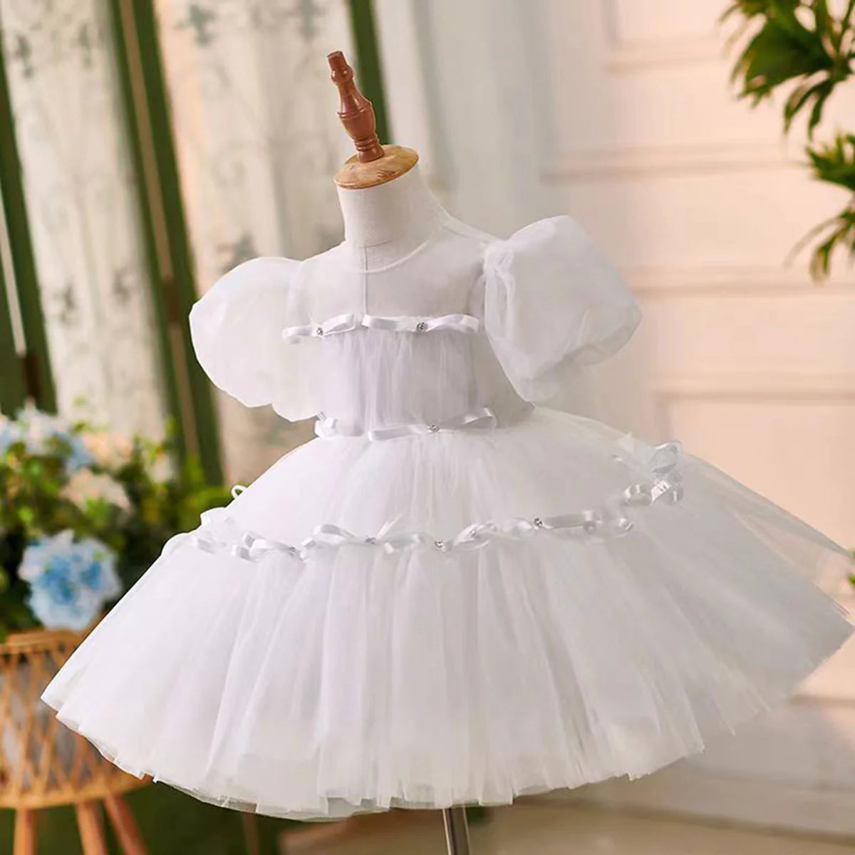 Pink Flower Girl Dress 1st Toddler Wedding Birthday Holiday