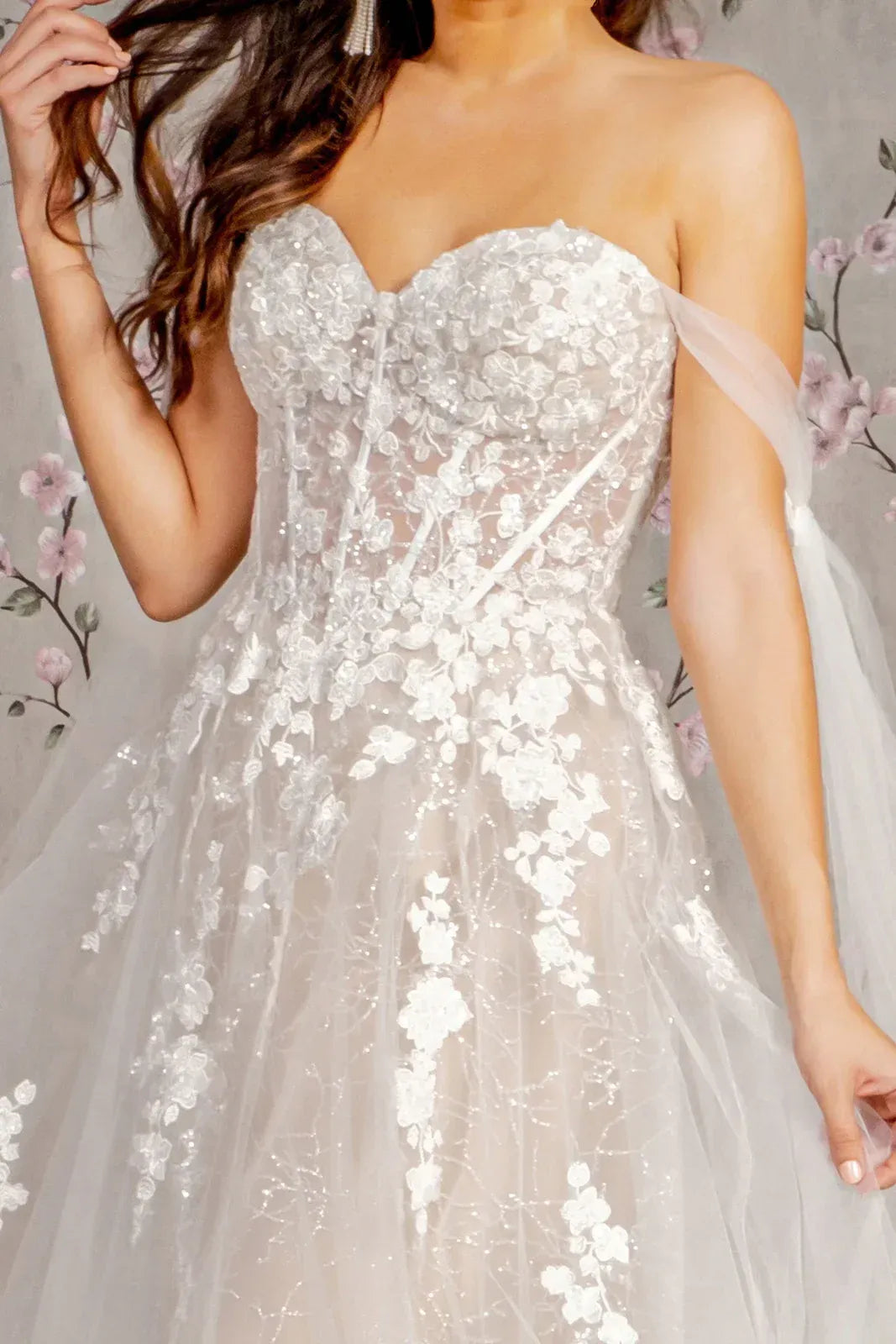 Spellbinding A-Line Sweetheart-Neck Strapless Floor-Length Wedding Dress